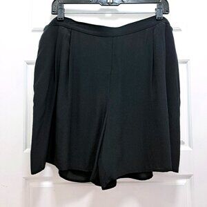 Eileen Fisher Silk Shorts Black Size XL